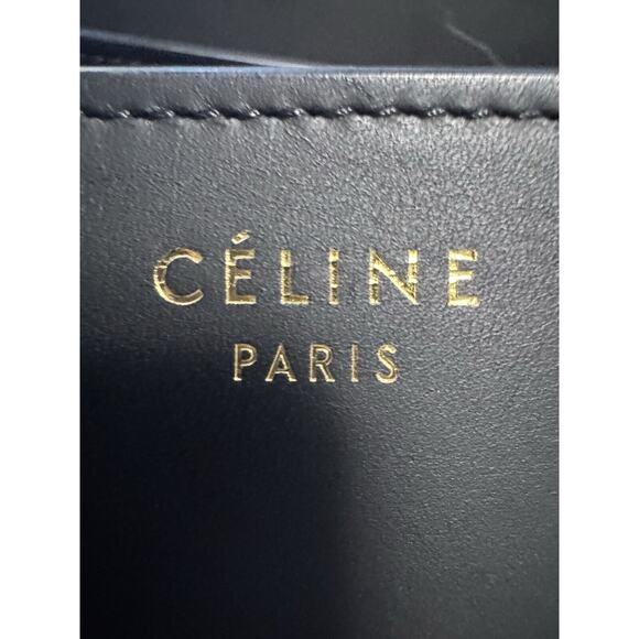 Celine Luggage Mini Tote - Limited Edition Hard To Find Black, Red And Blue - Picture 7 of 14